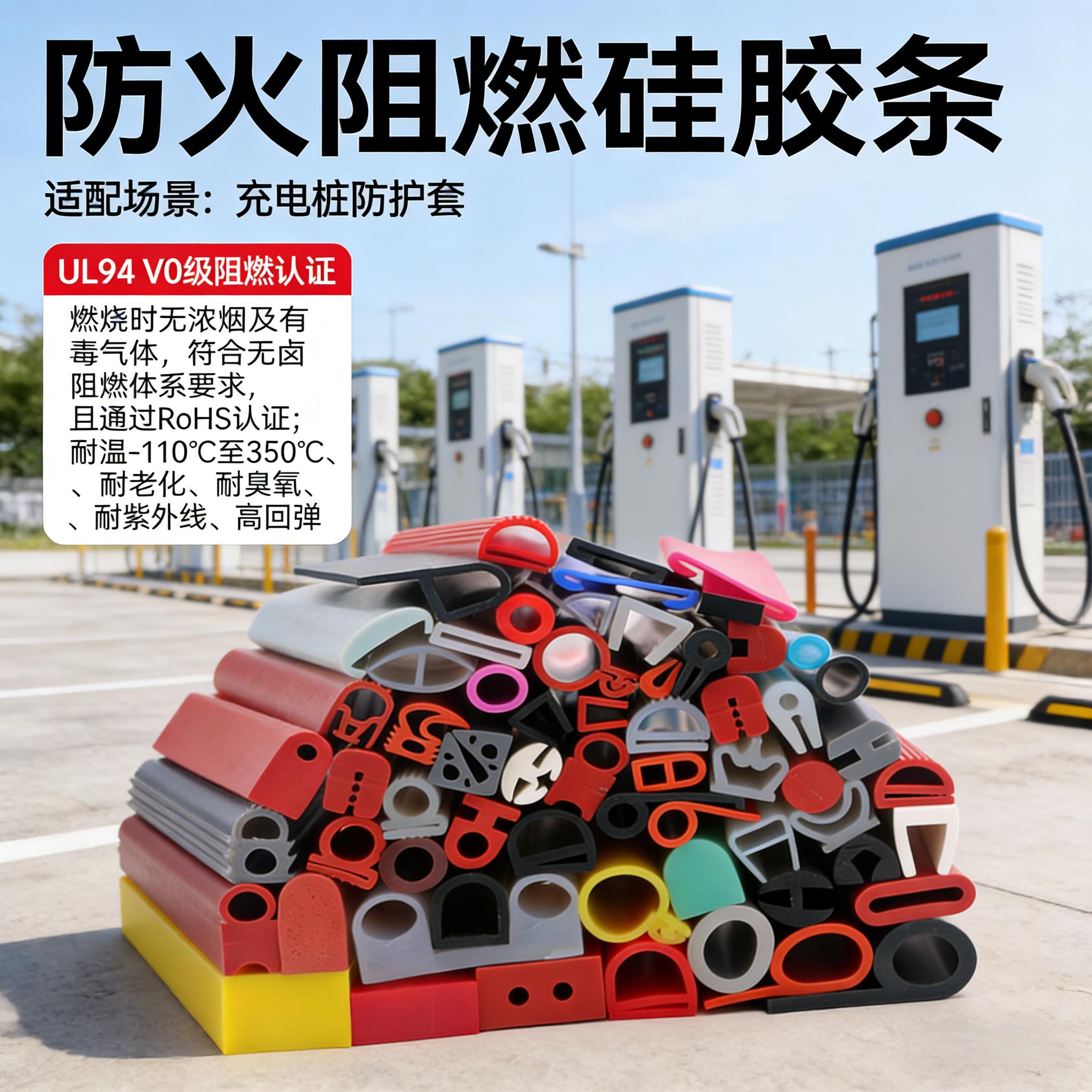 防火阻燃硅膠條