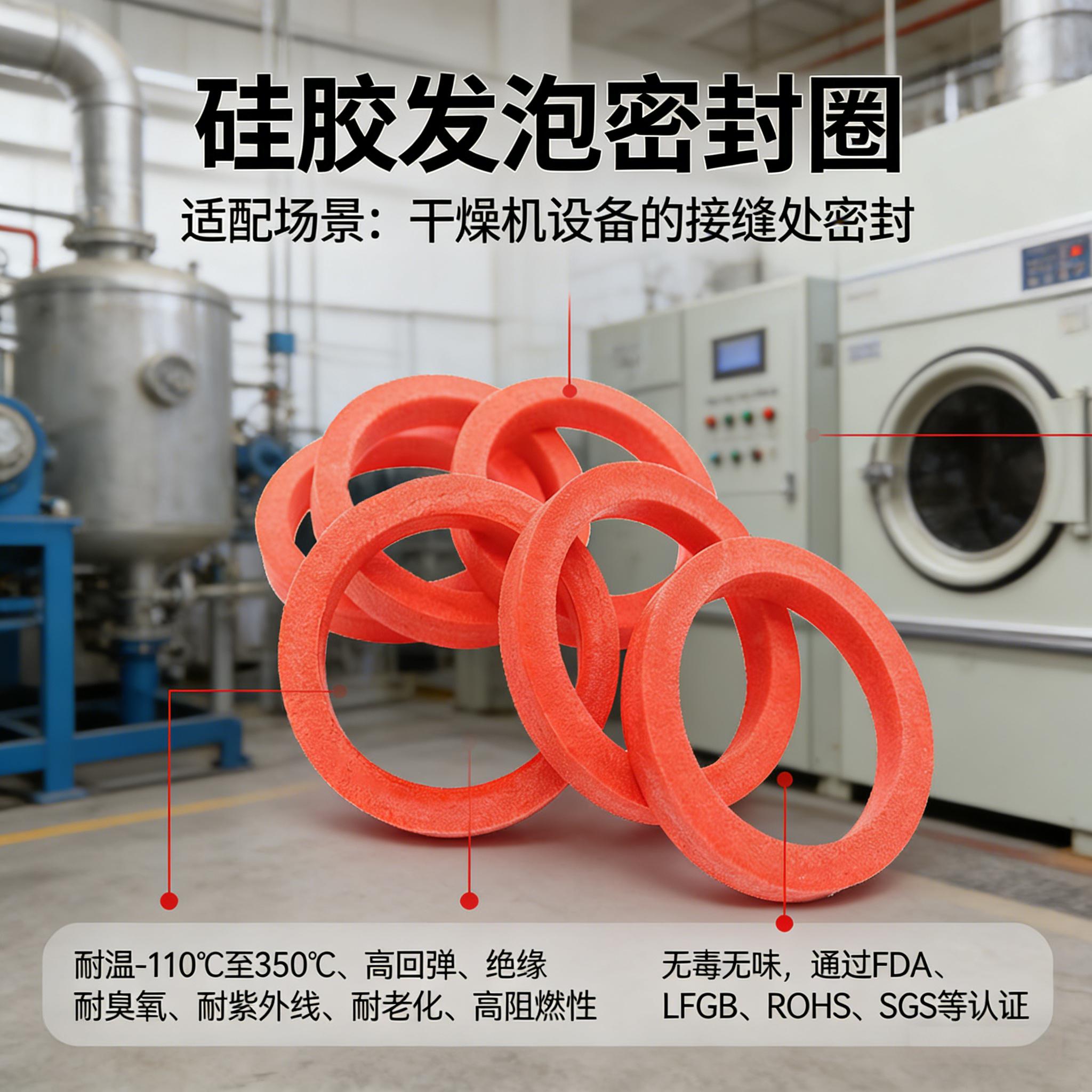 硅膠發泡密封圈